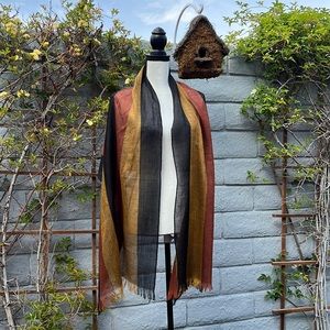 Handmade alpaca scarf from Brazil.